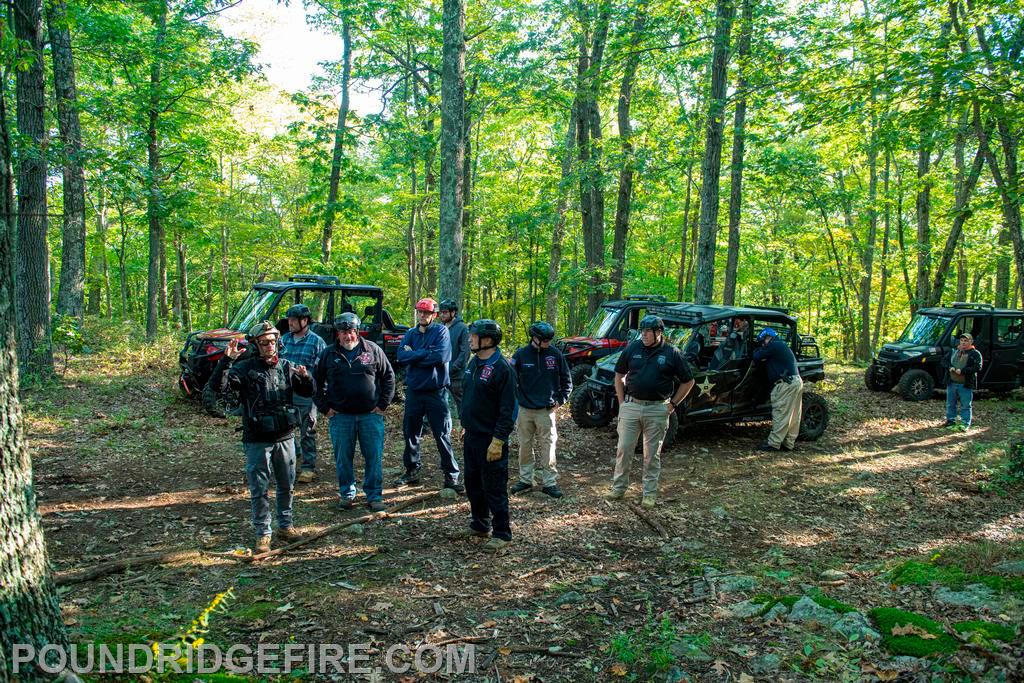 Members discussed how to traverse difficult terrain while learning how to position the Polaris in the safest possible manner. 